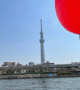 屋形船からのスカイツリー